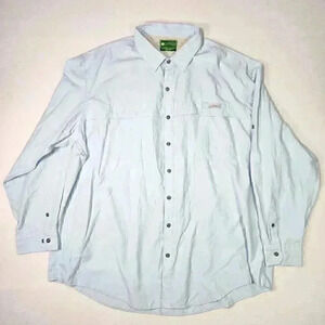G.H. Bass & Co Explorer Shirt‎ Mens Button Up 3XLT Longs Sleeve Pockets Outdoors